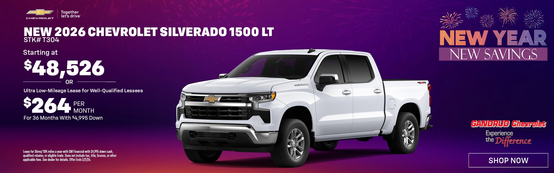 NEW 2026 CHEVROLET SILVERADO 1500 LT