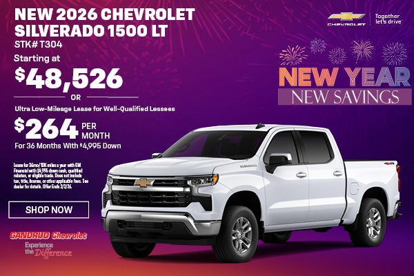 NEW 2026 CHEVROLET SILVERADO 1500 LT