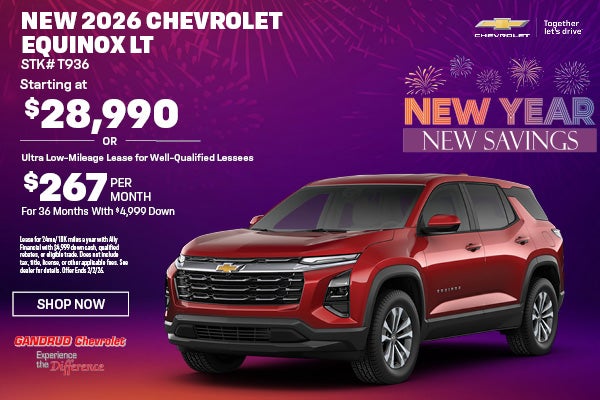NEW 2026 CHEVROLET
EQUINOX LT