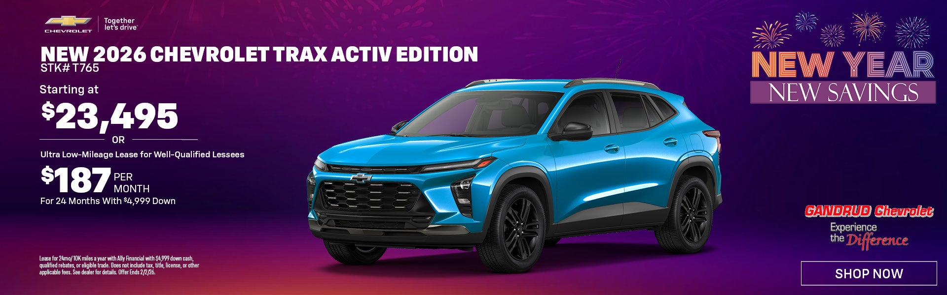 NEW 2026 CHEVROLET TRAX ACTIV EDITION