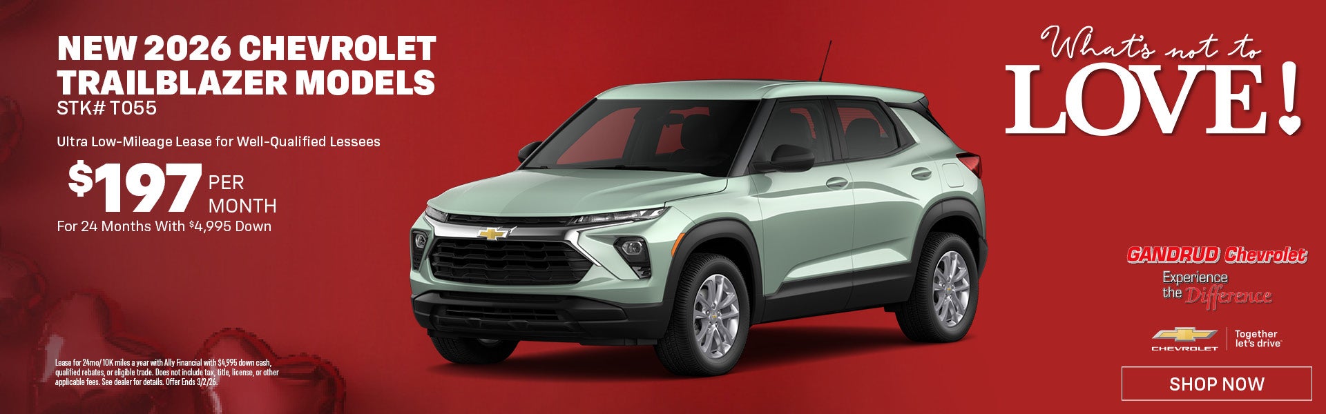 NEW 2026 CHEVROLET TRAILBLAZER MODELS
