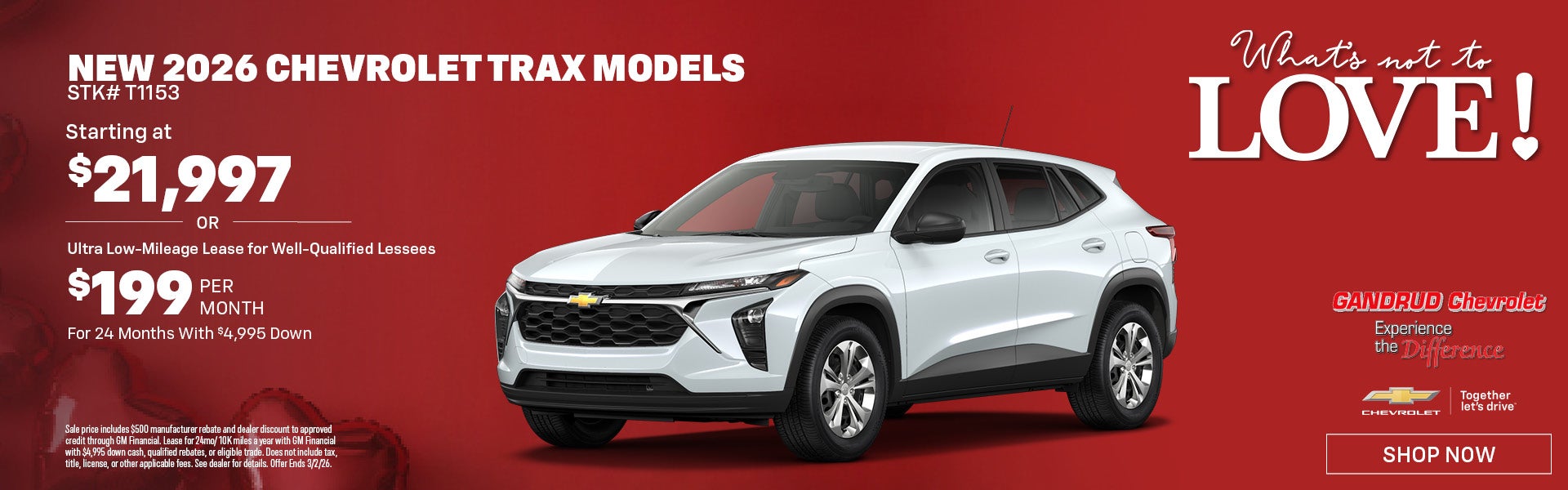 NEW 2026 CHEVROLET TRAX MODELS