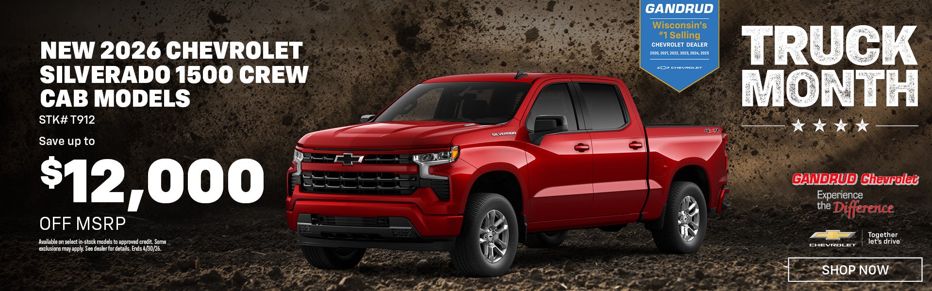 NEW 2026 CHEVROLET SILVERADO 1500 CREW CAB MODELS