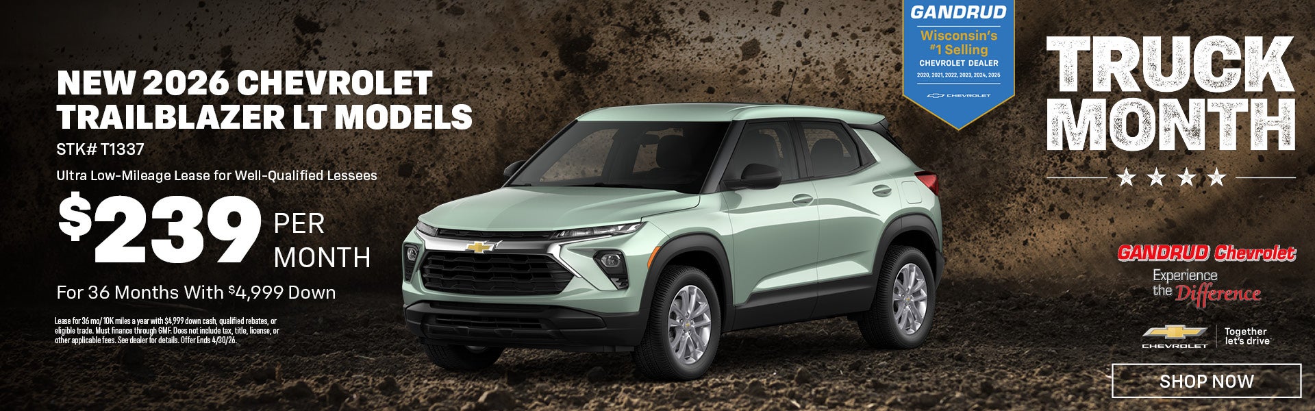 NEW 2026 CHEVROLET TRAILBLAZER LT MODELS