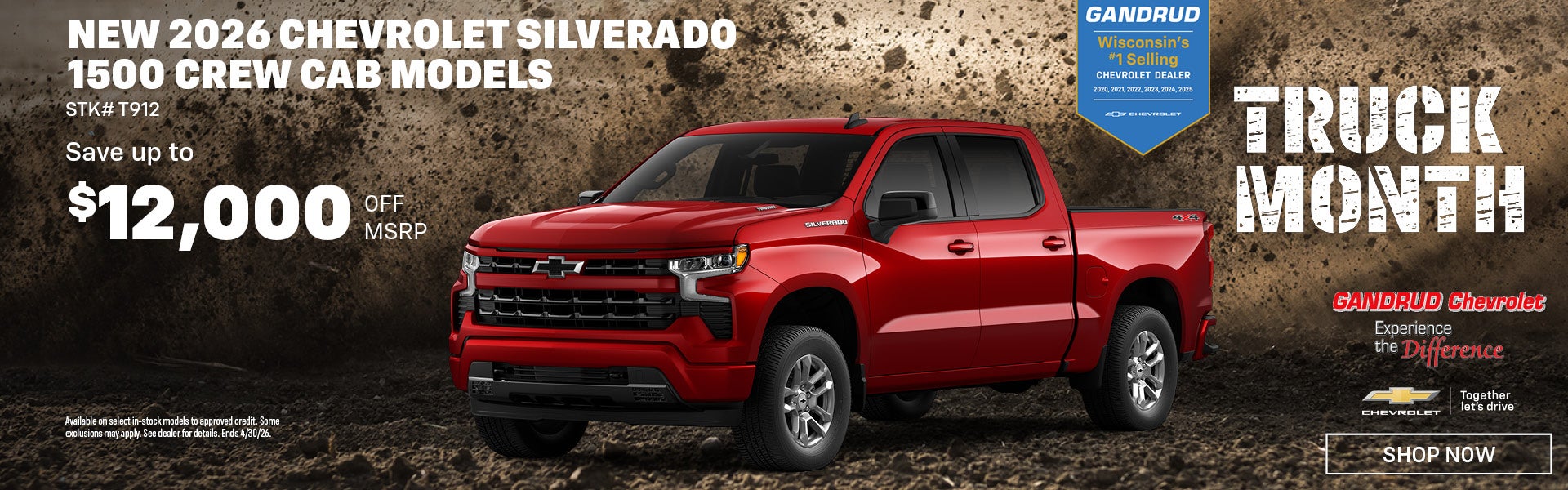 NEW 2026 CHEVROLET SILVERADO 1500 CREW CAB MODELS