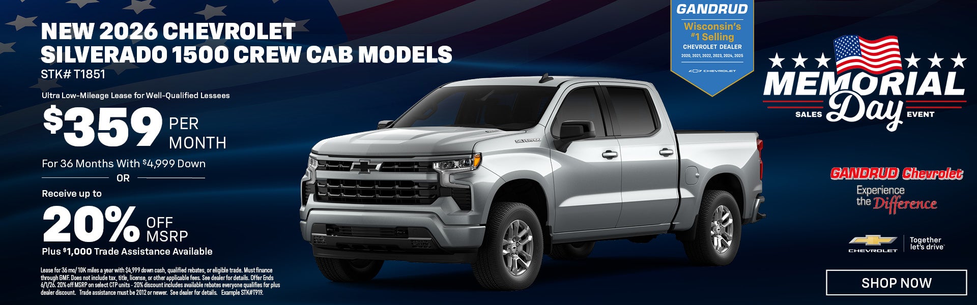 NEW 2026 CHEVROLET SILVERADO 1500 CREW CAB MODELS