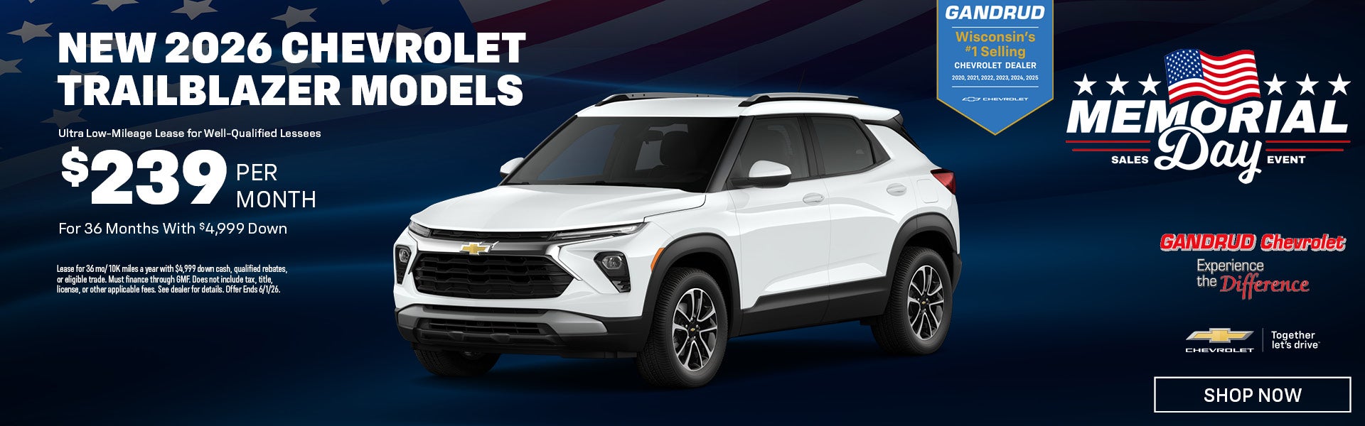  NEW 2026 CHEVROLET TRAILBLAZER MODELS