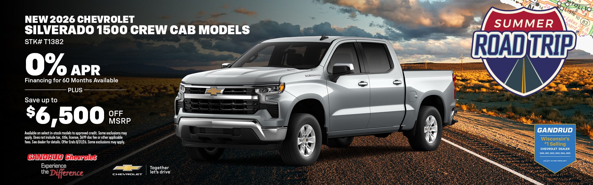 NEW 2026 CHEVROLET SILVERADO 1500 CREW CAB MODELS