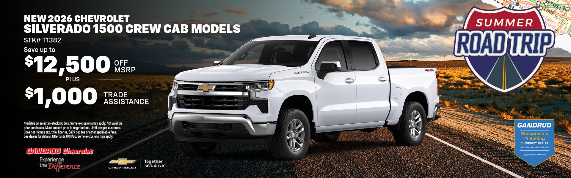 NEW 2026 CHEVROLET SILVERADO 1500 CREW CAB MODELS