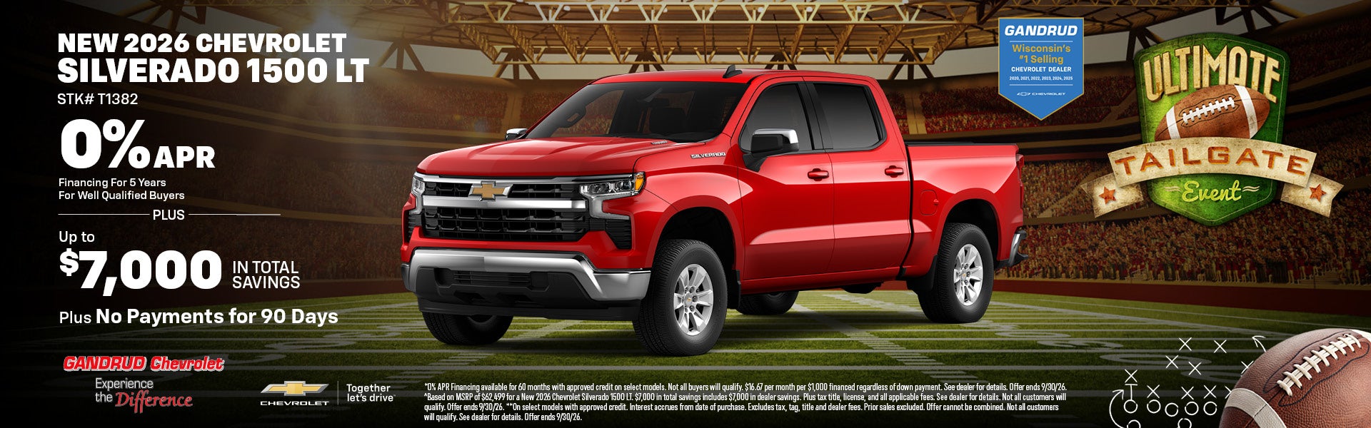 Silverado 0% offer
