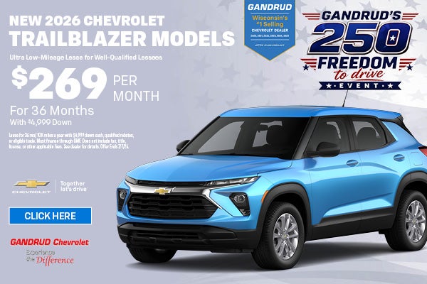 NEW 2026 CHEVROLET TRAILBLAZER MODELS