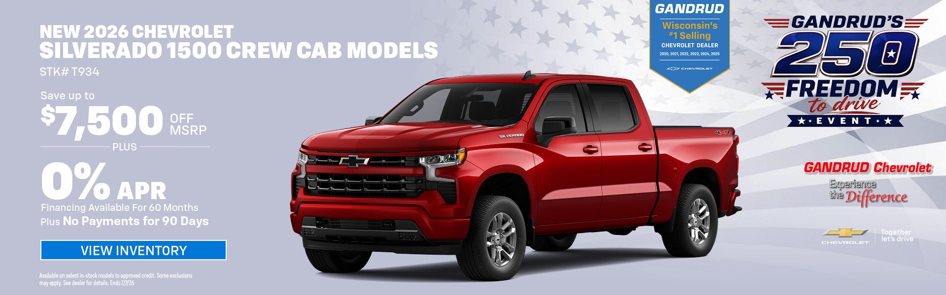 NEW 2026 CHEVROLET SILVERADO 1500 CREW CAB MODELS