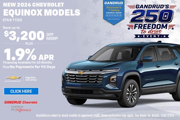NEW 2026 CHEVROLET EQUINOX MODELS
