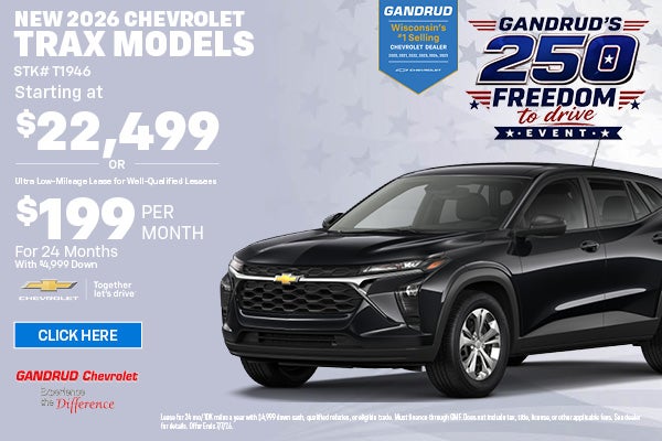 NEW 2026 CHEVROLET TRAX MODELS