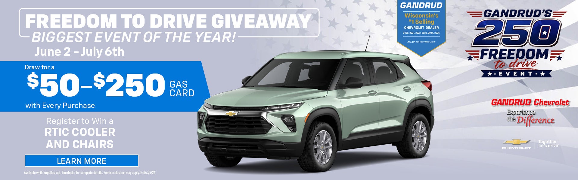 FREEDOM TO DRIVE GIVEAWAY BIGGEST EVENT OF THE YEAR!
